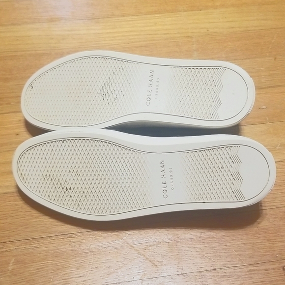 Cole Haan Women's Black Snakeskin Loafers Casual Slip On Leather Sneakers - 8.5 - Picture 12 of 12